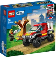 LEGO 60393 City 4x4 Fire Truck Rescue 5+ lego Đồ chơi gạch Hoàn toàn mới và chính hãng