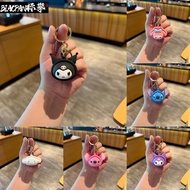 Cartoon Sanrio luminous button keychain backpack pendant children's toy small gift bag dec