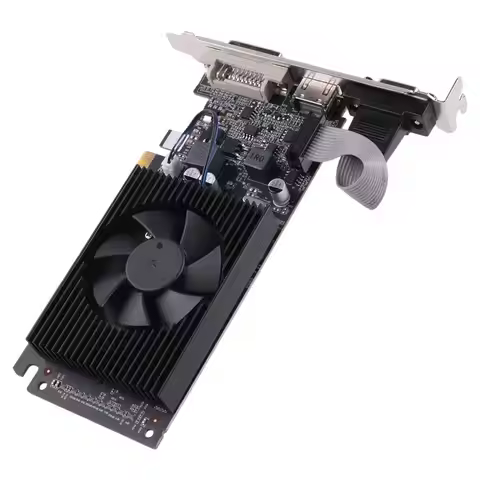 GT210 1GB GDDR3 64-bit PCIe X16 2.0 Graphics Card DVI-D + VGA Low-Profile Desktop Video Card