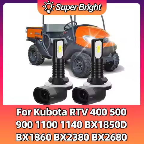 Auto fog lamp bulbs Led Lights 894/881/896/862/886 For Kubota RTV 400 500 900 1100 1140 BX1850D BX18