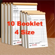 Carbonized receipt 2/3 copies delivery official receipt paper 60pages invoice receipt