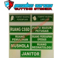 Custom. Room Name Sign. ACP Plate Size 45 x 15 cm.