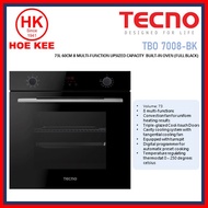 Tecno  TBO 7008 8 Multi-function Upsized Capacity Built-in Oven