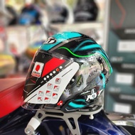 Helmet KYT NFJ Petronas SRT Final Version Double Visor