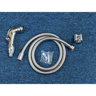 Mi1110 ABS Chrome Hand Bidet c/w 1.2M Flexible Hose and holder