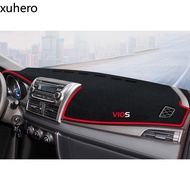 Toyota Vios Car Dashboard Cover,Dashboard Protective Mat,Custom Interior Accessories for 2014 2015 2