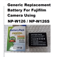 Generic Battery For Fujifilm Camera Using NP-W126 / W 126S Can Use Original Charger To Charge This B