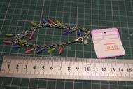 瘋出清(獨品K33) (日本帶回倒店貨)   搖滾 手鍊 腳鍊 裝飾  (參考 串珠  手鍊 原住民 琉璃珠)
