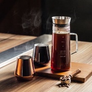 加碼送 隔熱鋼杯丨Driver 冷熱兩用茶/咖啡冷萃壺-1000ml