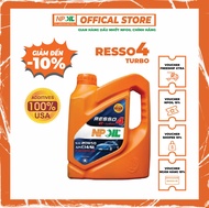 DẦU ĐỘNG CƠ Ô TÔ CAO CẤP RESSO 4 TURBO - API CI4/SL - 20W50 4T - 4L/5L/6L