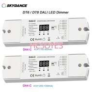 Skydance DT6/DT8 4CH CC DALI LED Dimmer 150-500mA or 350-1200mA 12-48VDC DA4-C with digital display 