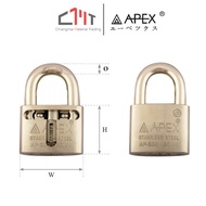 APEX Stainless Steel Key Size 40mm.-50mm. No.AP-S40 /AP-S50