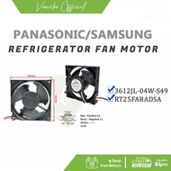 3612JL-04W-S49 PANASONIC SAMSUNG Fridge Refrigerator Fan Motor PETI SEJUK 3WIRE 92MM X 92MM DC12V 36