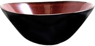 Luzerne LZ302-RT3403022 Medium Bowl, Crimson, Long Diameter 9.1 inches (23 cm), Rust