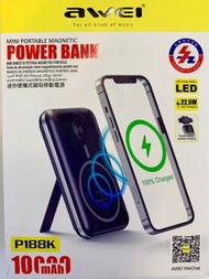 全新：⭐️AWEI P188k 迷你便攜式磁吸移動電源10000MAH（現貨） ⛽️