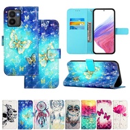 HMD Fusion Case Painted Flip Phone Case for HMD Fusion Casing Magnetic Leather Wallet Book Cover