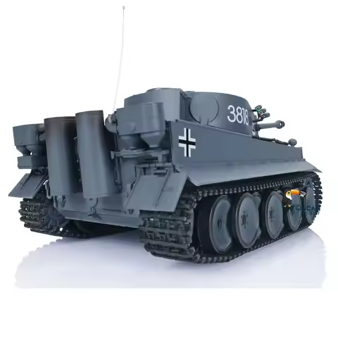 1/16 7.0 Heng Long German Tiger I Radio Controlled Tank 3818 Turret Side Light Smoking Minigun Cars