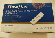 FlowFlex Covid-19 ART Antigen Rapid Test Kit Self Testing - 25 Tests - Expiry 05/2023