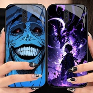 O-44 Solo Leveling Casing mobile phone tempered glass OPPO Reno A5 A12E A9X A9 2Z A3S 2F F11 2019 20