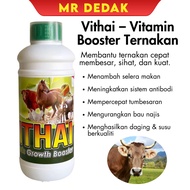 [1L] VITHAI - BOOSTER LEMBU | VITAMIN TERNAKAN | KAMBING, AYAM, ARNAB, KUDA | NAIK BERAT BADAN  | GE