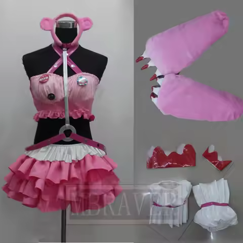 SUPER SONICO GRG Racing Queen Genus Gloomy Bear Halloween Party Uniform Cosplay Costume