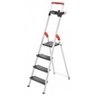 [SG ReadyStock] HAILO L100 TOPLINE SAFETY LADDER 4 / 5 / 6 / 7 / 8 STEPS | Aluminium Light Weight Non-Slip Ladder