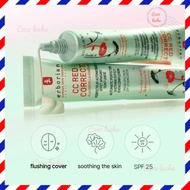 ERBORIAN CC Red Correct Cream flush cover, green base/BB Cream Ivory