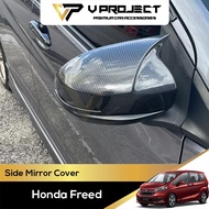 Honda Freed GB5 GB7 Side Rearview Mirror Horn Type Carbon Wing Cover Cap 2016-2024 V Project Car Acc