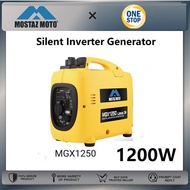 NEW ARRIVE Mostaz MGX1250 Max. Power 1200W Silent Inverter Generator / genset 1200watt