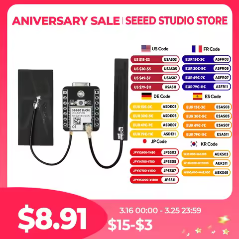 esp32 s3 lora Meshtastic Lora module SX1262 868mhz 915mhz antenna XIAO ESP32S3 for Meshtastic LoRa s