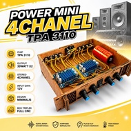 POWER MINIATURE CLASS D TPA 3110 4CHANEL 30WATT X4, MINI AMPLIFIER TPA 3110 CLASS D CLEAR BASS SOUND