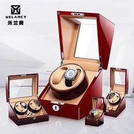 Melancy 2019 watch winder box display case watch shaker box for automatic watches rotator 4+6 auto watch winder