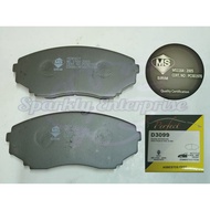 FRONT BRAKE PAD D3099 MAZDA ECONOVAN SPECTRON E1300 E1400