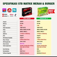 Receiver Tv | Set Top Box / Receiver Tv Digital Matrix Burger Hijau