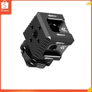 andoer.sg-SIP Andoer 3 Port Cold Shoe Mount Aluminum Alloy Camera Extension Bracket with 1/4  Thread