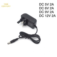 UK Plug AC To DC Power Adapter 5V 6V 9V 12V