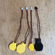 Cmos Laptop battery wire, 2-pin jack, CR2032 ML2032 2032, CR2016 ML2016 2016 CR1220 1220 3V, replace