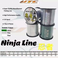 Senar Pancing Monofilament UTC Ninja Line 35lb 40LB 50lb 55lb 60 lb 0.40 0.60 SuperMonofilament Line