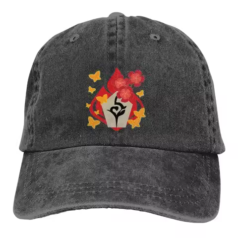Genshin Impact Game Multicolor Hat Peaked Women's Cap Hu Tao Personalized Visor Protection Hats
