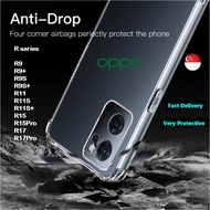 Hard/Soft Clear Casing Cover OPPO R Series R17 Pro R15 Pro R11S R9S R11 R9 Plus + Transparent TPU Sh