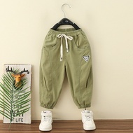 Children's Clothing Boy Summer Clothing Pants 2023 New Baby Summer Loose Cotton And Linen Thin Workwear Anti Mosquito Pants Fashion