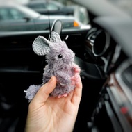 Chinchilla, keychain plush, car ornament, realistic toy