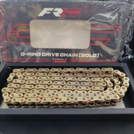 RANTAI ORING  MOTORCYCLE CHAIN (GOLD)428H-132L RANTAI ORING 428H-132L RS150 Y15ZR LC135 Y125Z RXZ DI