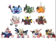 Bandai SD 高達扭蛋 第1代 全新套裝 SD Gundam Full Color Custom 01 扭蛋 (一套10款連10張蛋紙) 原封膠袋未開