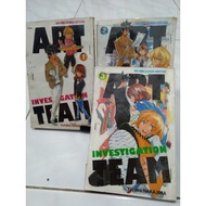 Art Investigation Team Comic Book Vol 1-3 Preloved Second