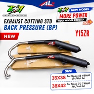 ESR Y15ZR EXHAUST BACK PRESSURE CUTTING STD 35-38MM 38-42MM Y15 cutting standard yamaha REDLEO 35MM 