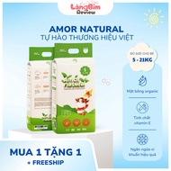 Amor Natural Soft Diapers/Pants, Organic Cotton Face, Vitamin E Essence, All Sizes for Babies from 5
