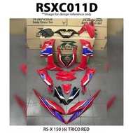 Cover Set Rapido RSX Honda 150 (6) Blue Trico Red White RSX150 Accessories Motor SupraGTR RS-X RS-X1