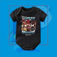 Baju BABY MICAHEL JORDAN CHICAGO BULLS jumper BABY MICAHEL JORDAN CHICAGO BULLS bodysuit jumpsuit sh