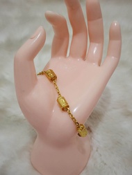 Gelang nori bambu lapis emas